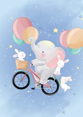 Cute little elephant