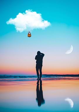 Reflection Balloon Cloud