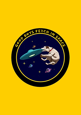 Good boys fetch in space