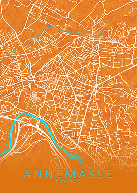 Annemasse France City Map