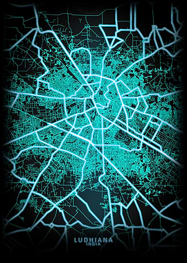 Ludhiana India City Map