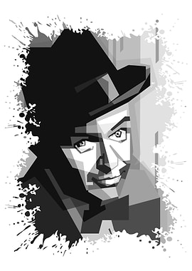 Frank sinatra grayscale