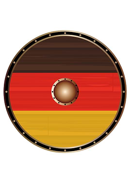 Germany Flag Viking Shield
