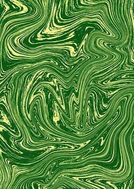 Green Liquid Background