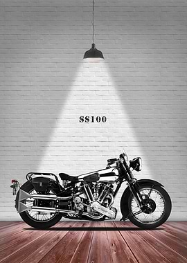 SS100 Vintage Motorcycle