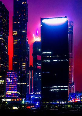 Moscow Skyscrapers Right