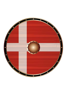 Dane Flag Viking Shield