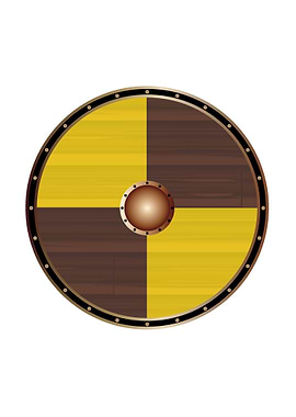 Round Viking Shield