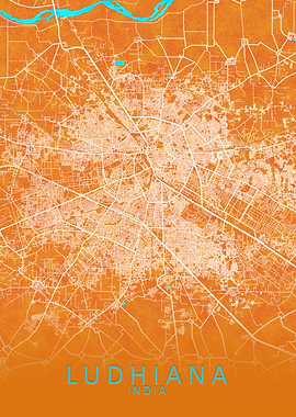 Ludhiana India City Map