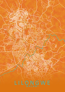 Lilongwe Malawi City Map