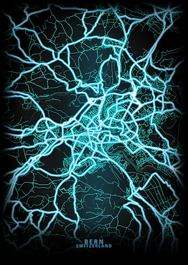 Bern Switzerland City Map