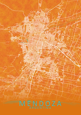 Mendoza Argentina City Map
