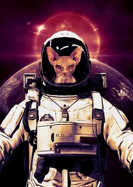 Astronaut Cat