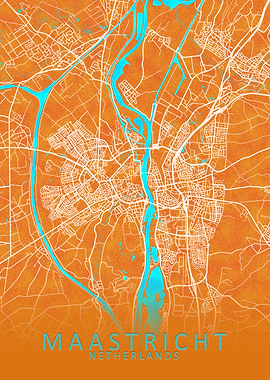 Maastricht Netherlands Map