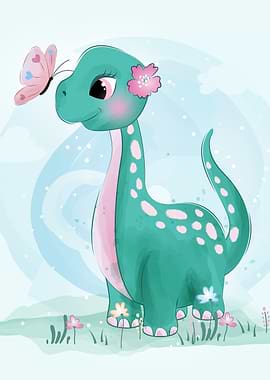 Cute little dinosaur