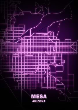 MESA ARIZONA MAP