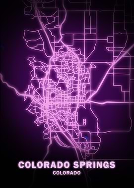 COLORADO SPRINGS MAP