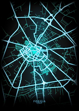 Foggia Italy City Map