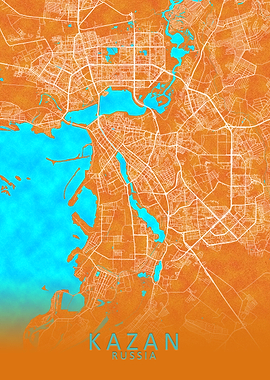 Kazan Russia City Map