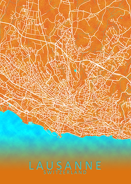 Lausanne Switzerland City