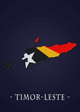 Map County Timor Leste