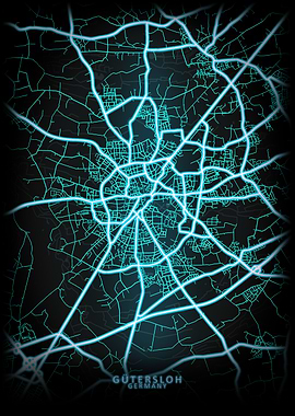 Gutersloh Germany City Map