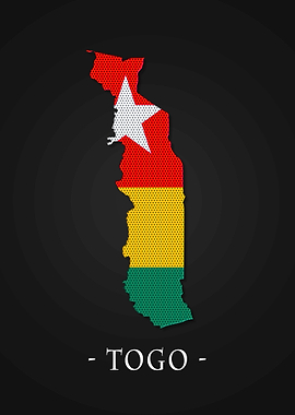 Map County Togo