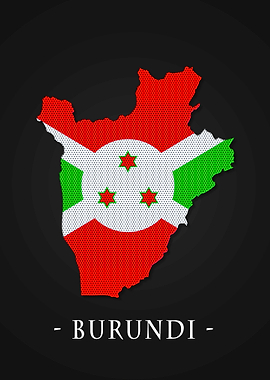 Map County Burundi