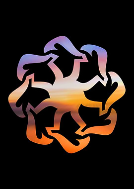 Abstract nature in flower