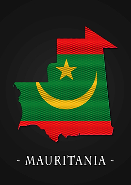 Map County Mauritania