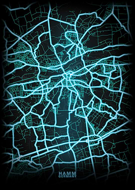 Hamm Germany City Map