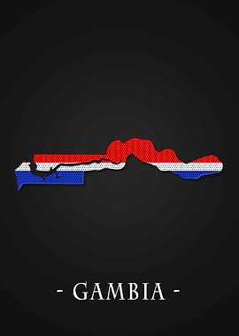 Map County Gambia