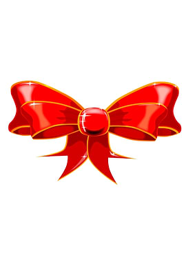 Isolated Red Ribbon