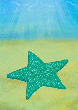 Starfish underwater