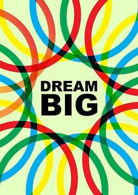 Dream big wall art