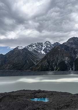 Tasman glacier view