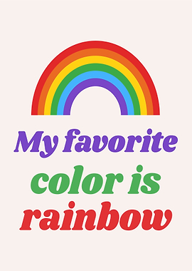 LGBT My favorite color is