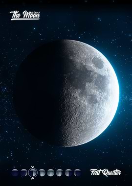 Moon Phase First Quarter
