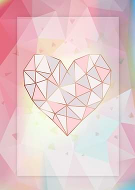 Love Heart in Polygon
