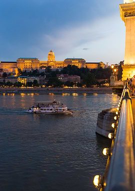 A lovely view of Budapest