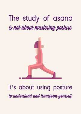 The study of asana