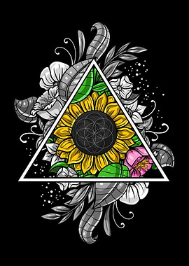Flower Of Life Sunflowers