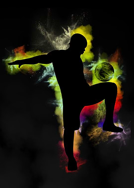 Freestyle football art