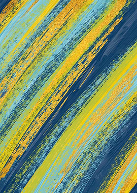 Colored Brush Gold Foil 18