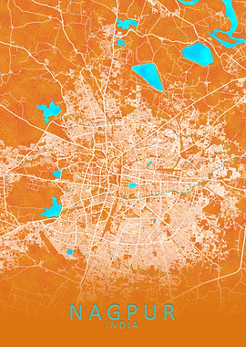 Nagpur India City Map