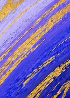 Colored Brush Gold Foil 10