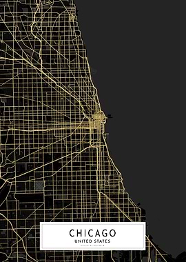 Chicago Gold City Map