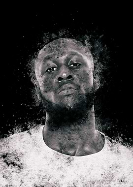 Michael Stormzy face