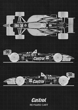 Castrol Reynard cart
