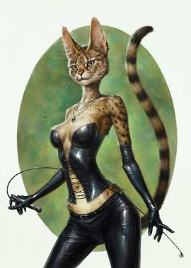 Latex Cat Woman